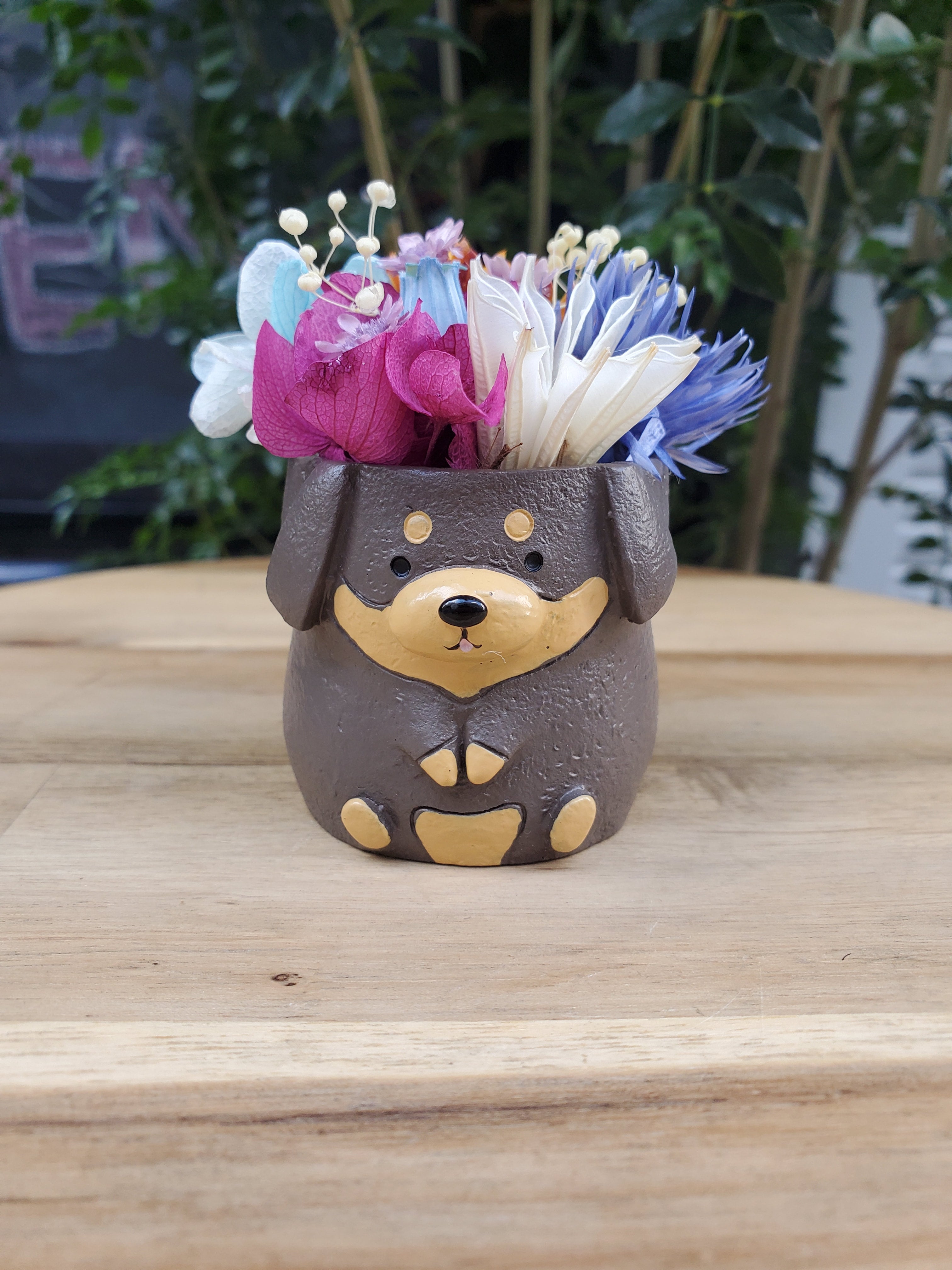 ダックス プリザーブドフラワー | 猫花